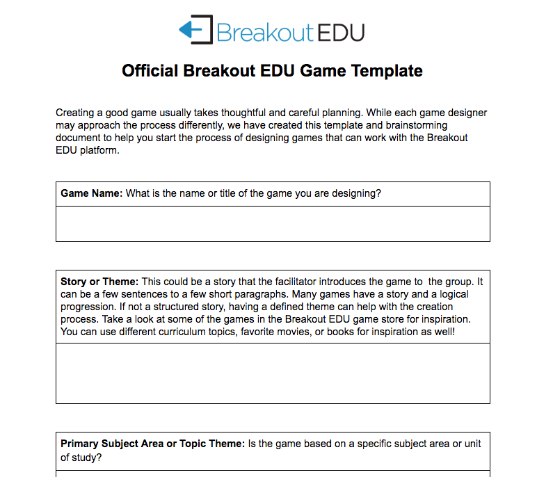 Breakout EDU Games - Google Drive  Breakout edu games, Breakout edu,  Breakout game